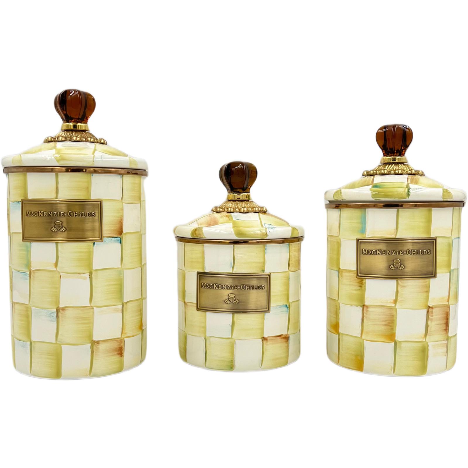 MacKenzie-Childs Parchment Canister