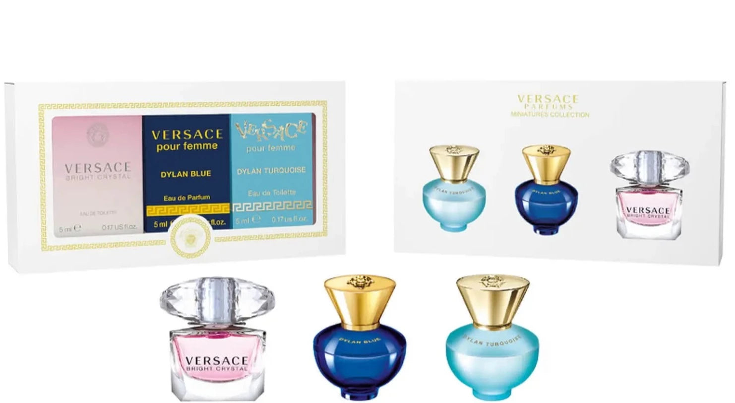 Versace perfume mini gift top set