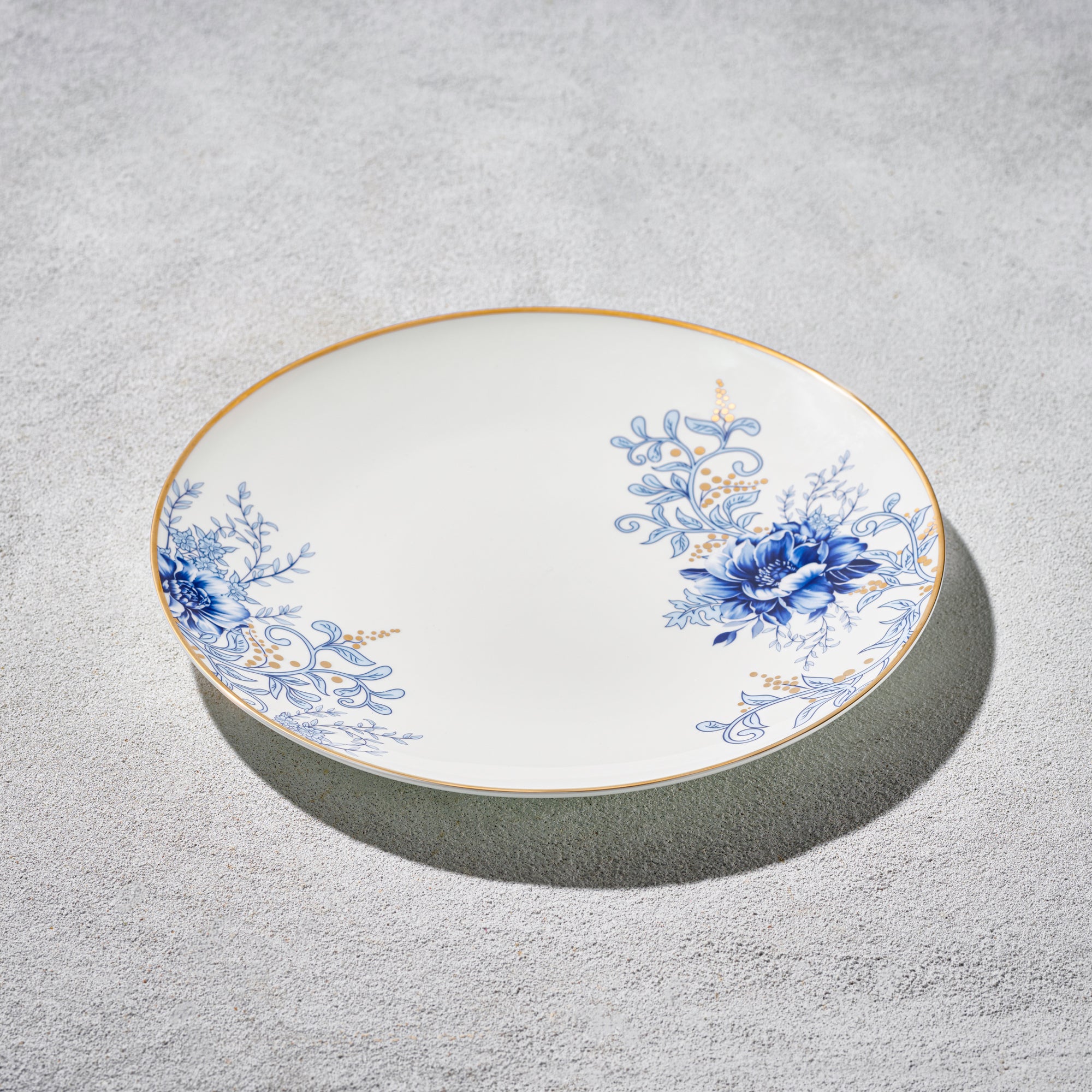 Vikko Cypress Blue & White Charger