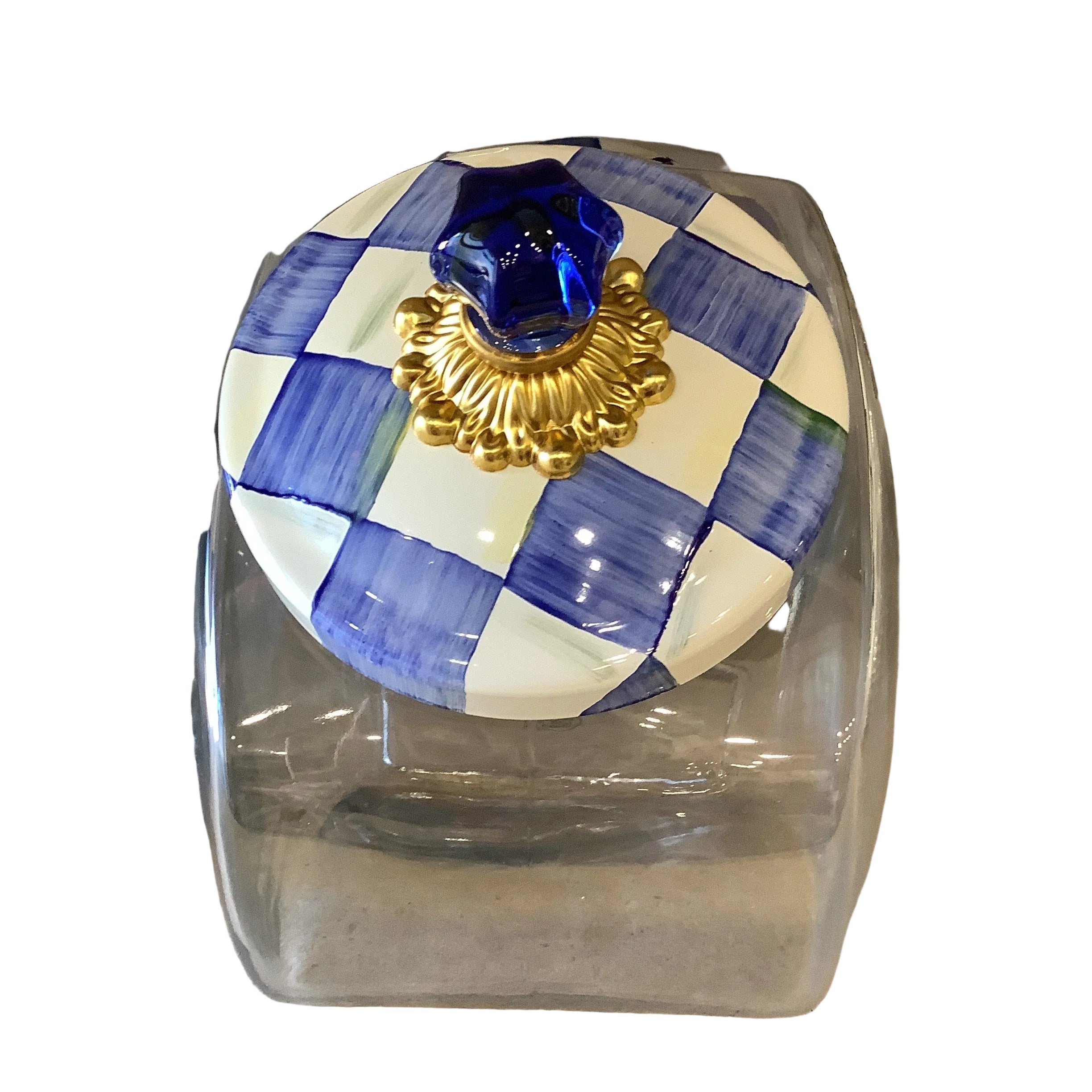 MacKenzie-Childs Check Sweets Jar