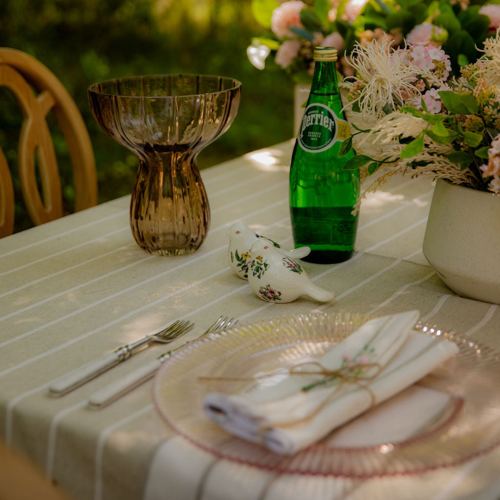 Adorn Your Table Moda Taupe Tablecloth