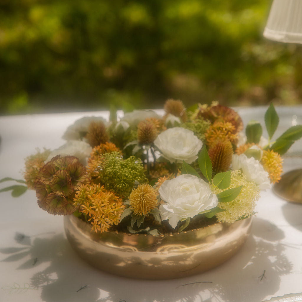 Flaura White Rose Arrangement