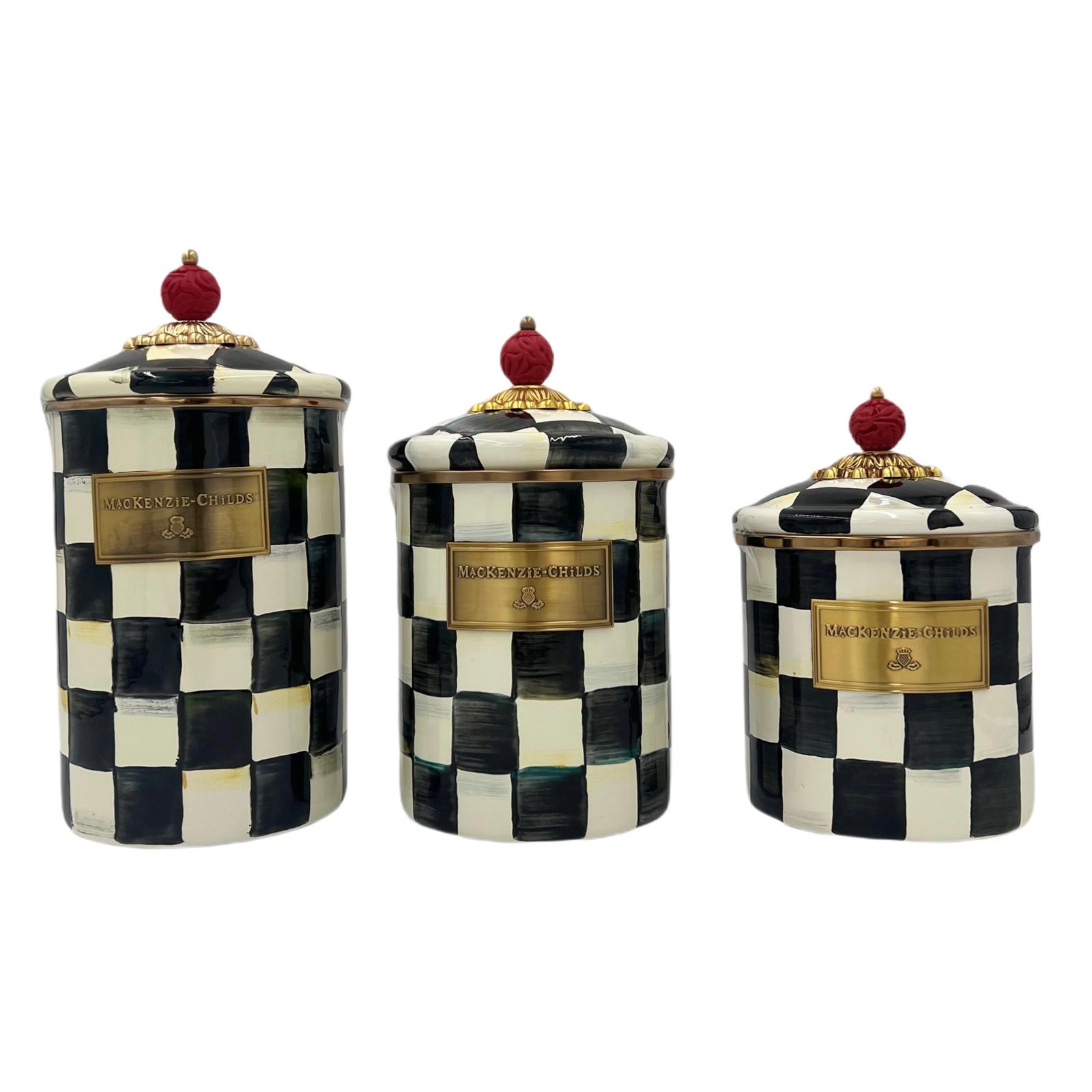 MacKenzie-Childs Courtly Canister