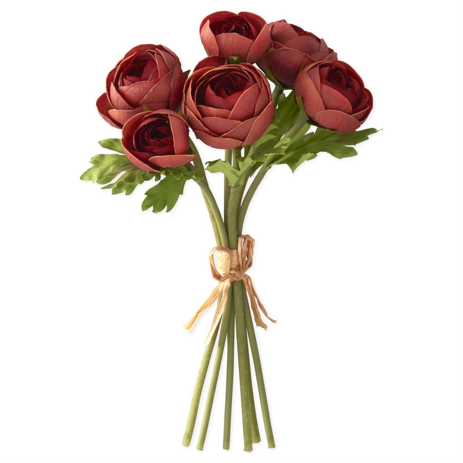 Rust Real Touch Ranunculus Bundle