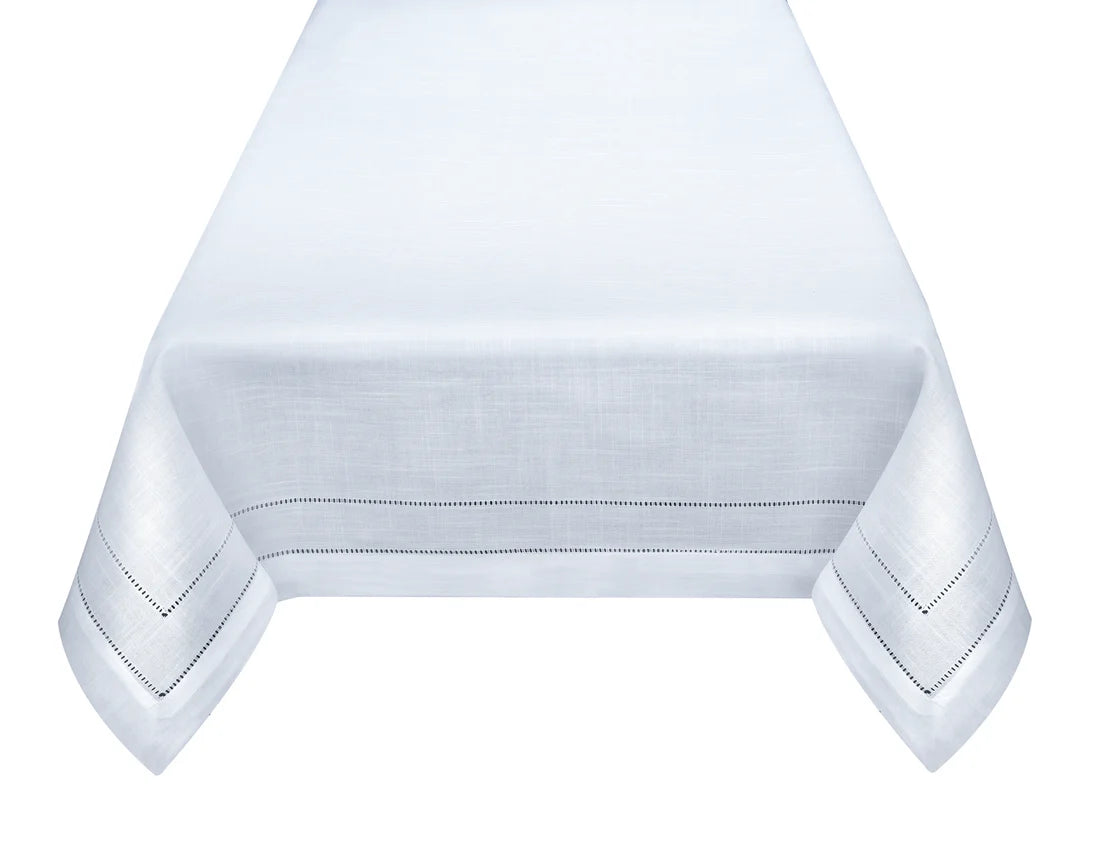Adorn Your Table Classic Hemstitch Tablecloth