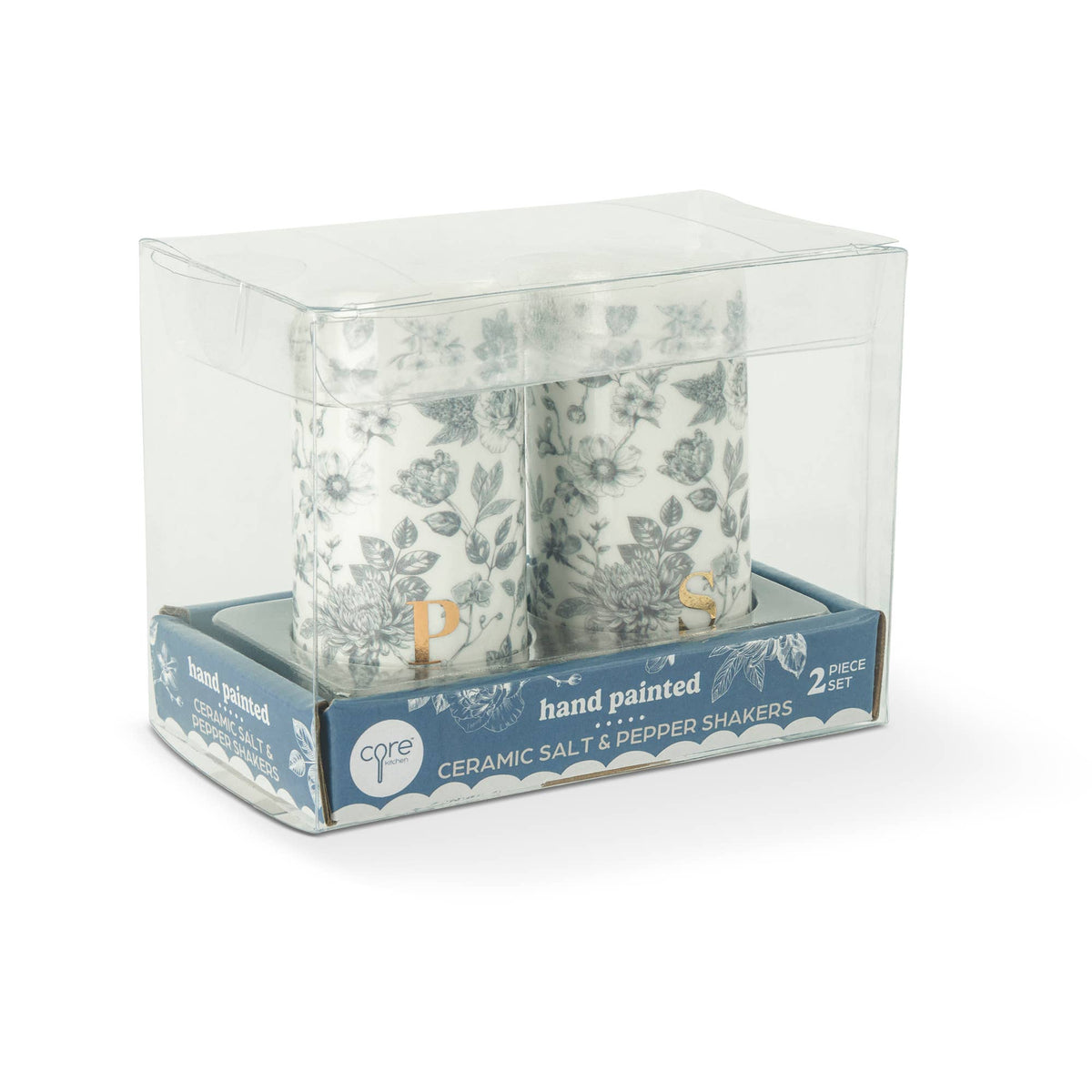 S&P Shaker Set - Blue Floral