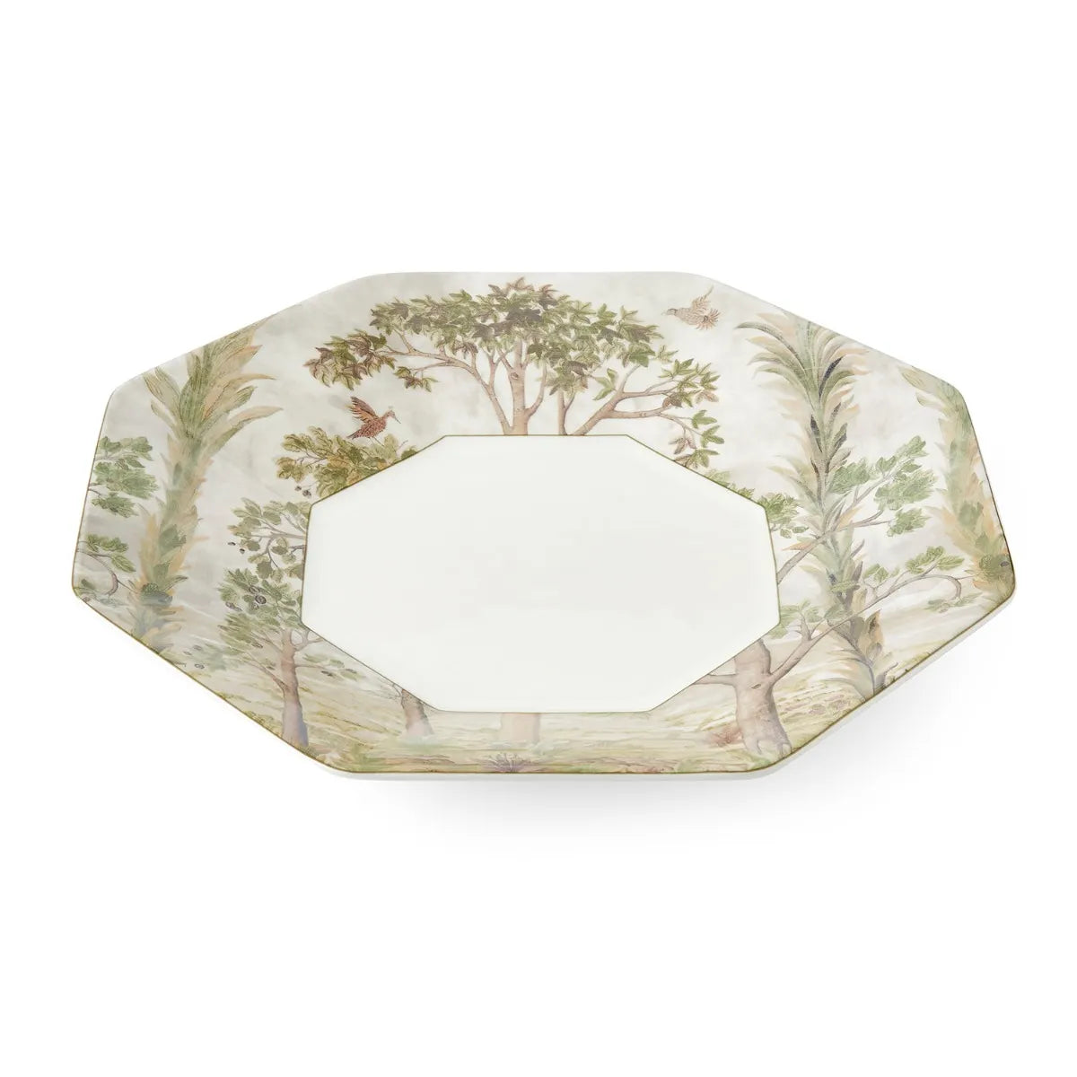 Spode Kit Kemp Tall Trees Octagonal Platter