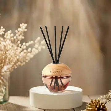 Reed Diffuser Wooden Cap Amber Vivience
