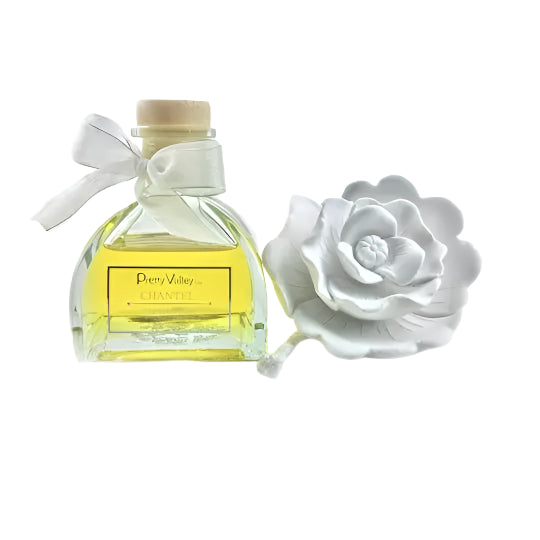 Chantel Sunshine Rose Ceramic Flower Diffuser Gift Set