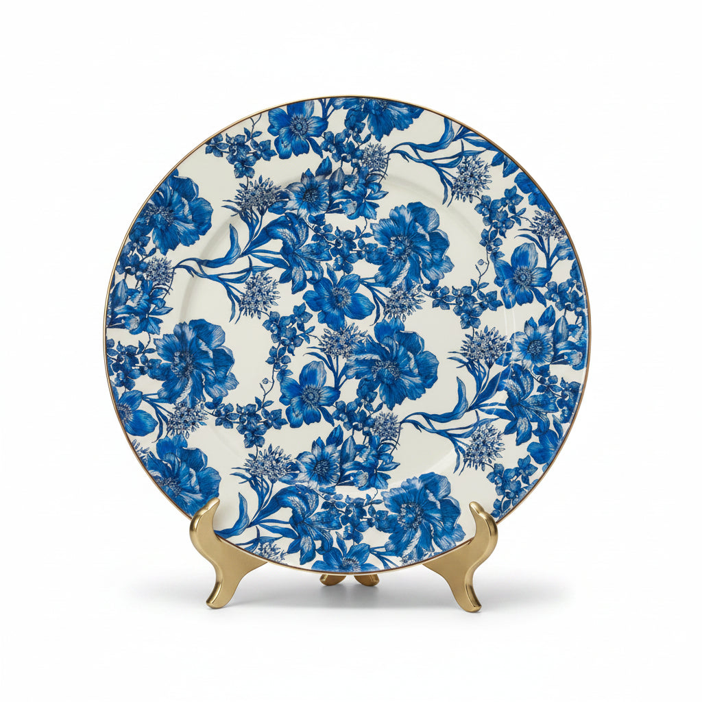 MacKenzie-Childs Royal English Garden Enamel Charger/Platter