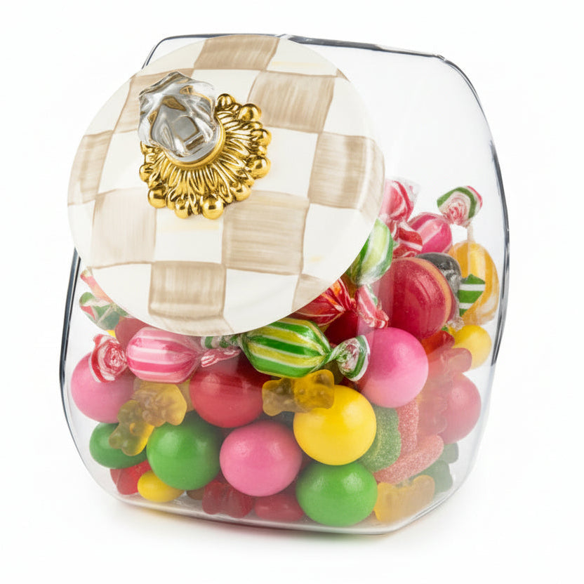 MacKenzie-Childs Check Sweets Jar