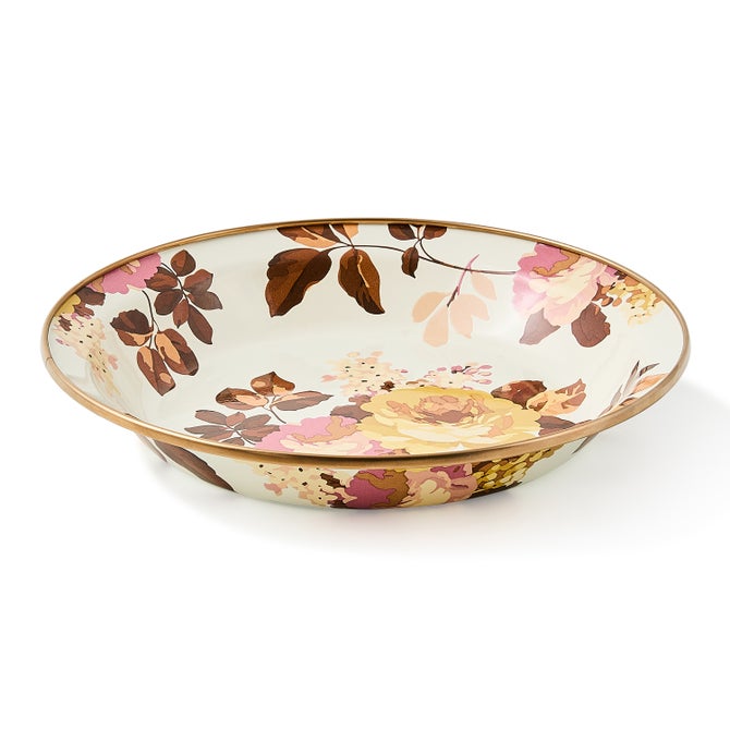 MacKenzie-Childs Check Enamel Pie Plate