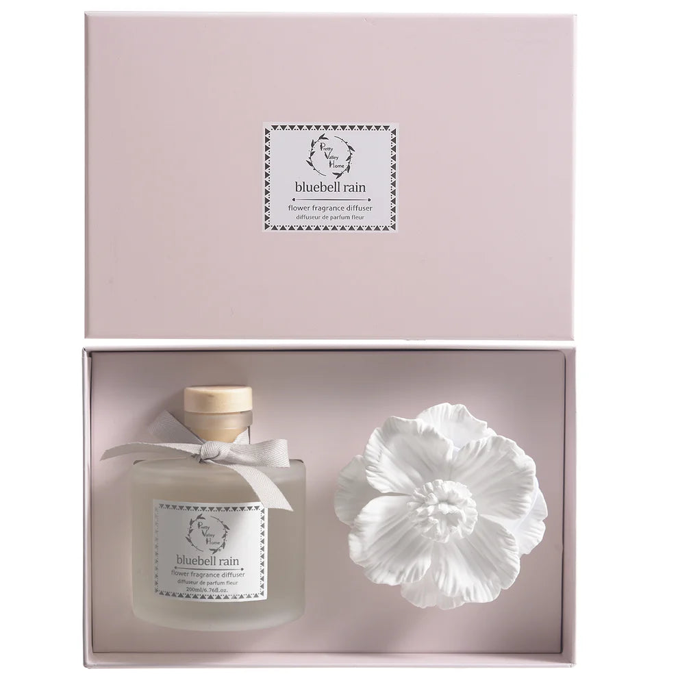 Marigold Ceramic Flower Diffuser Gift Set