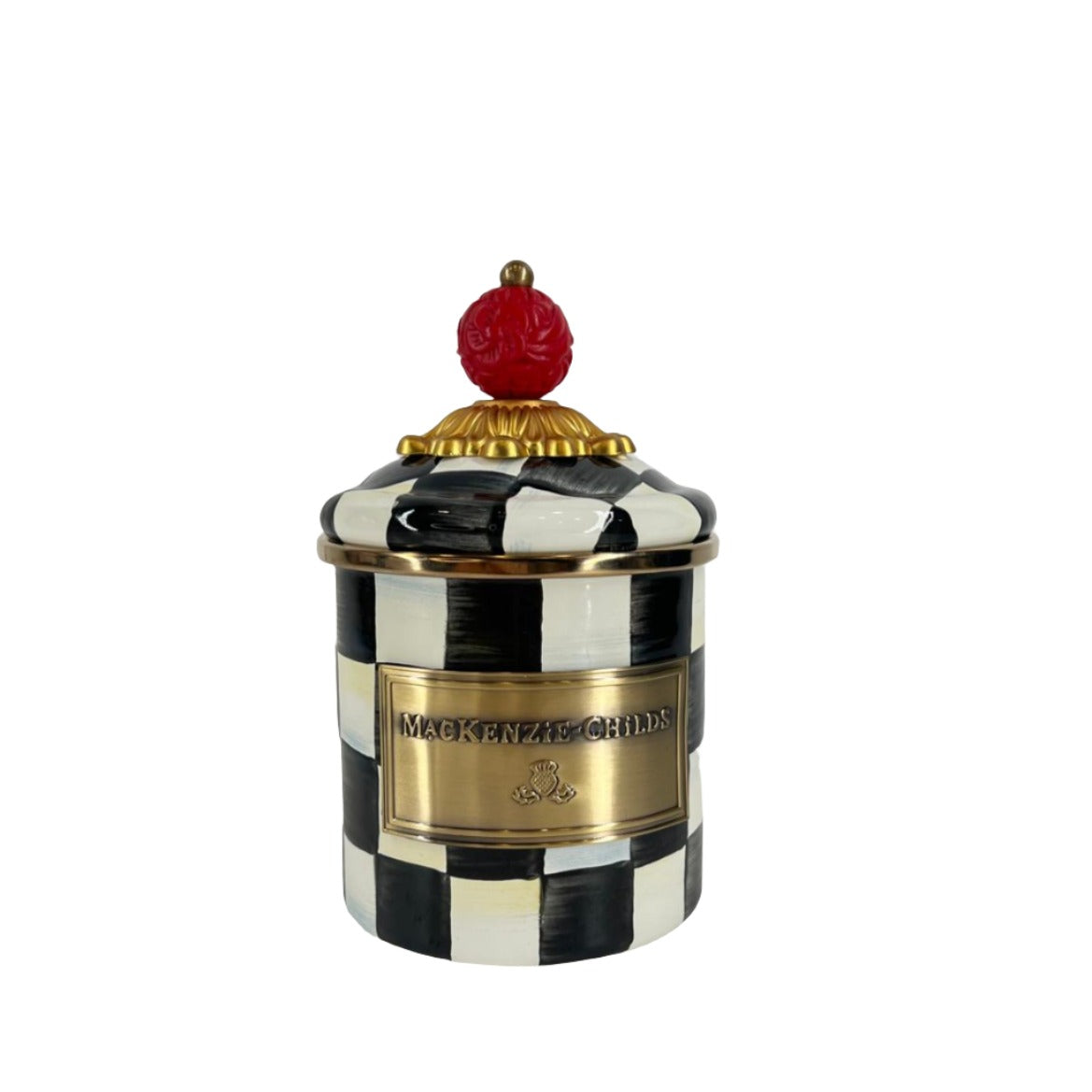 Mackenzie Childs Enamel Canister deals - Mini