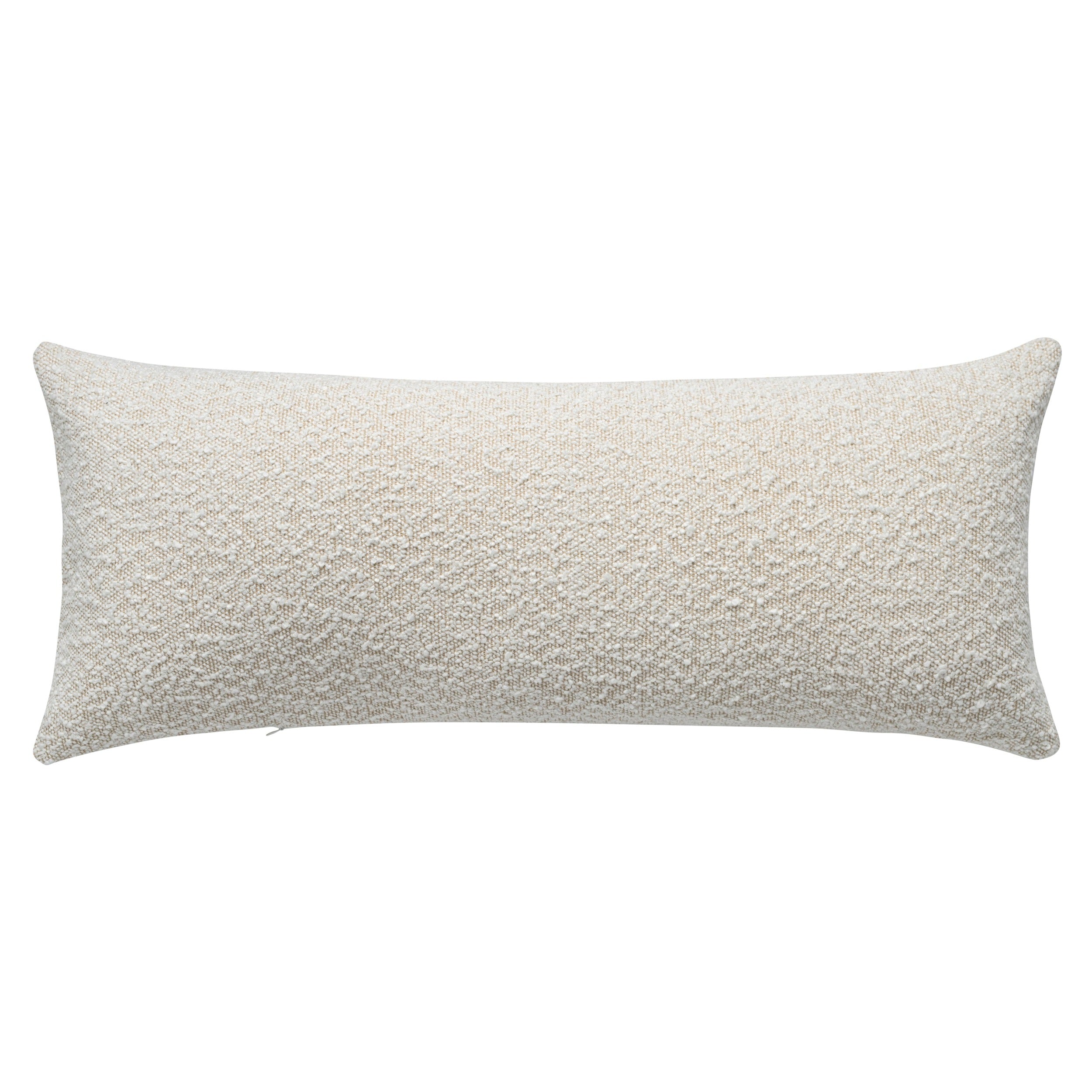 Aura Home Boucle Ivory/Sand Throw Pillow