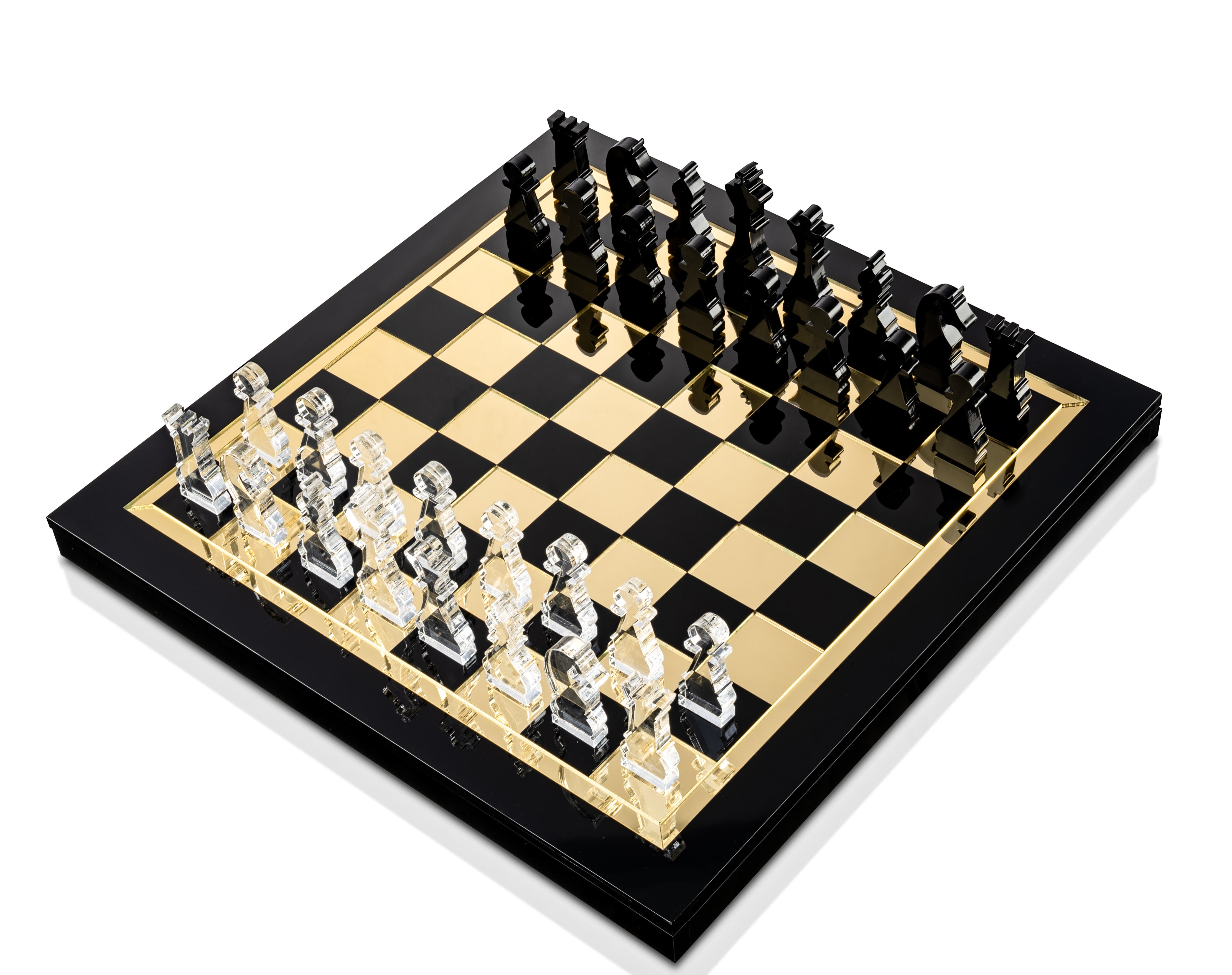 Luxe Chess and Checkers Game Set