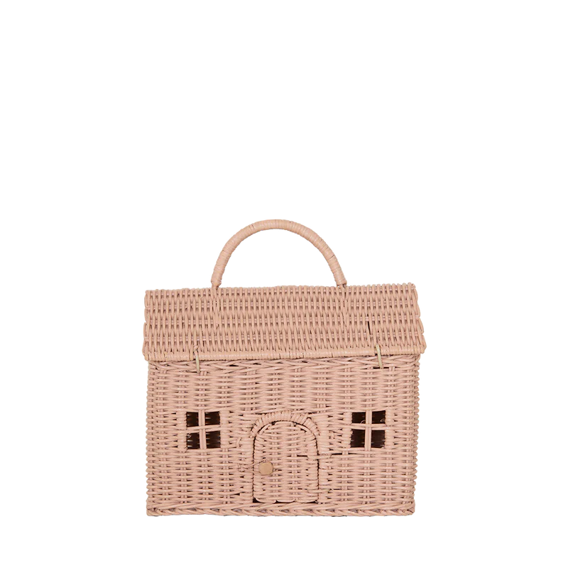 Rattan Casa Clutch