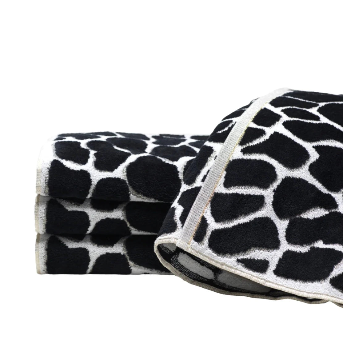 Dazzle Black & White Hand Towel