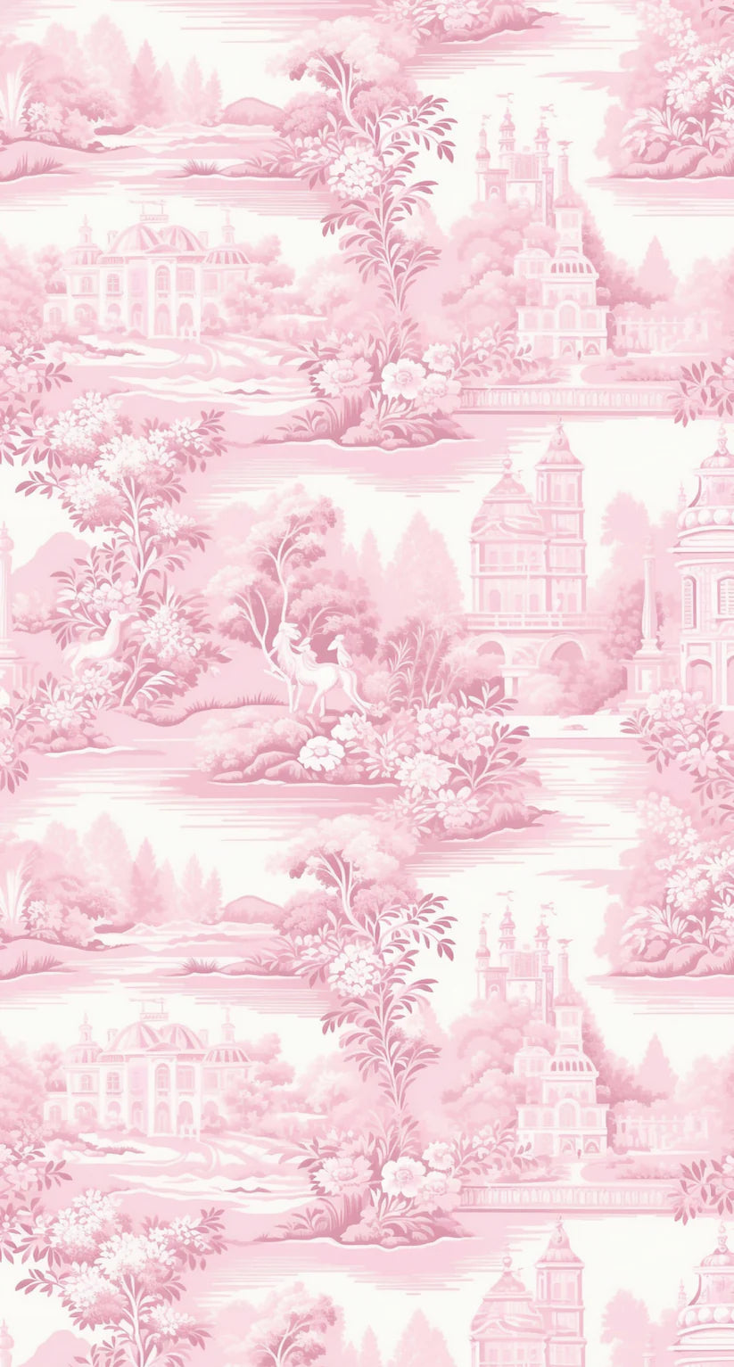 Pink Toile Napkin