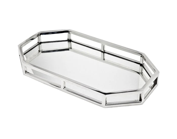 Aspen Nickel Octagonal Tray