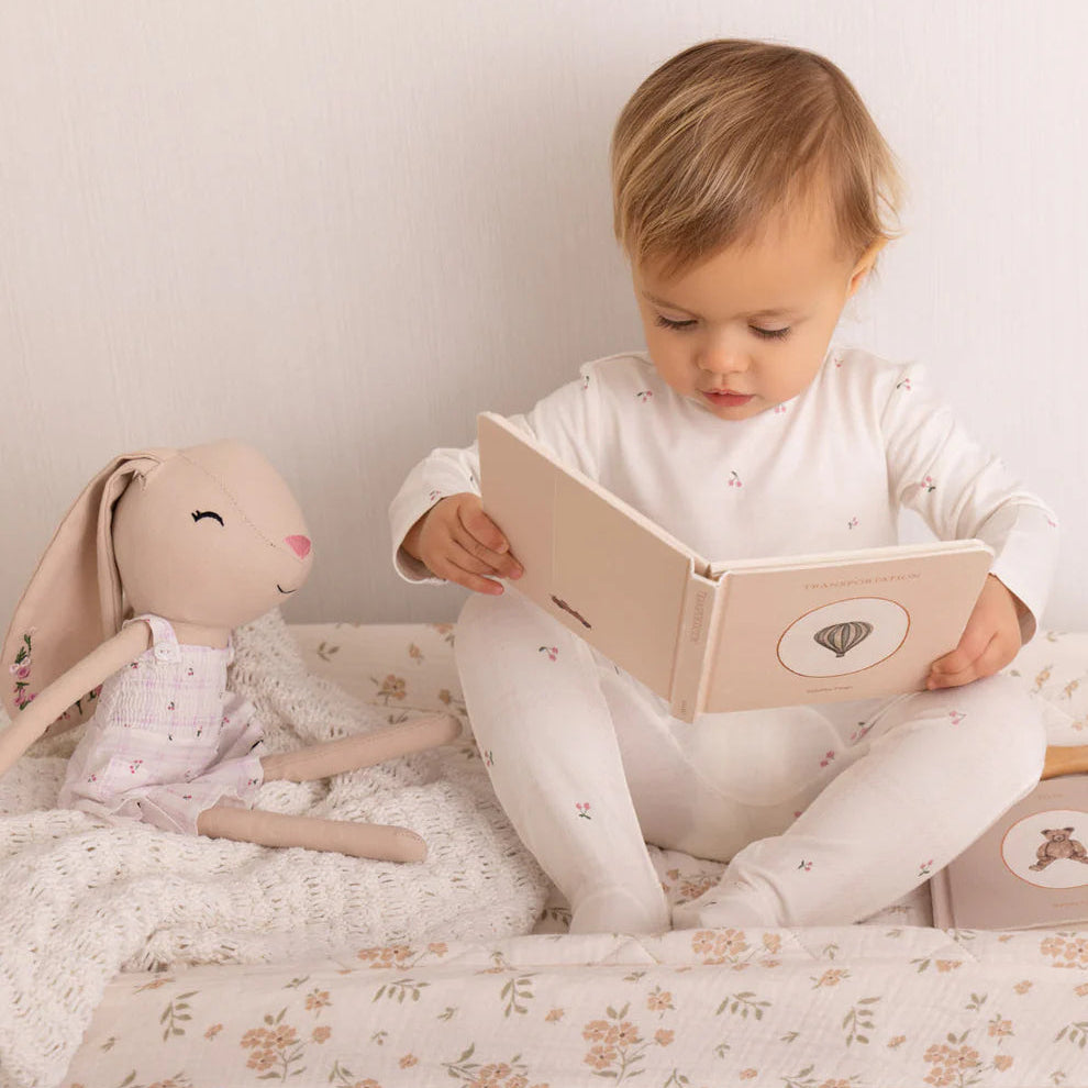 Bella Cotton/Linen Bunny Doll