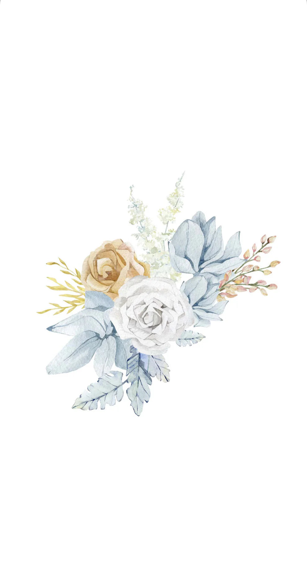 Pampas Rose Printed Guest Towel