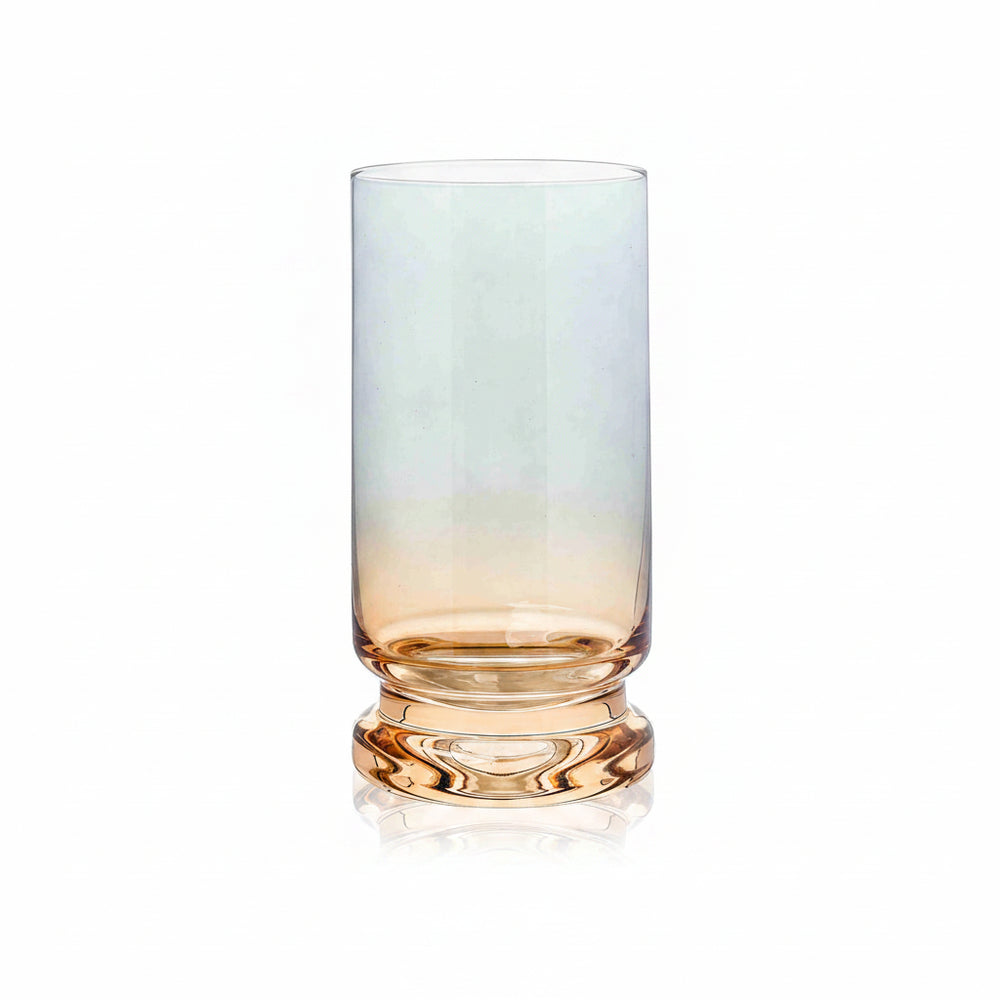 Smoke & Amber Highball Glasses