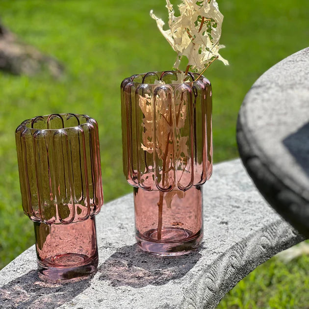Vase with Wide Stripes