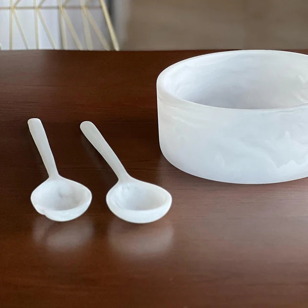 Resin Small Swirl Salad Bowl