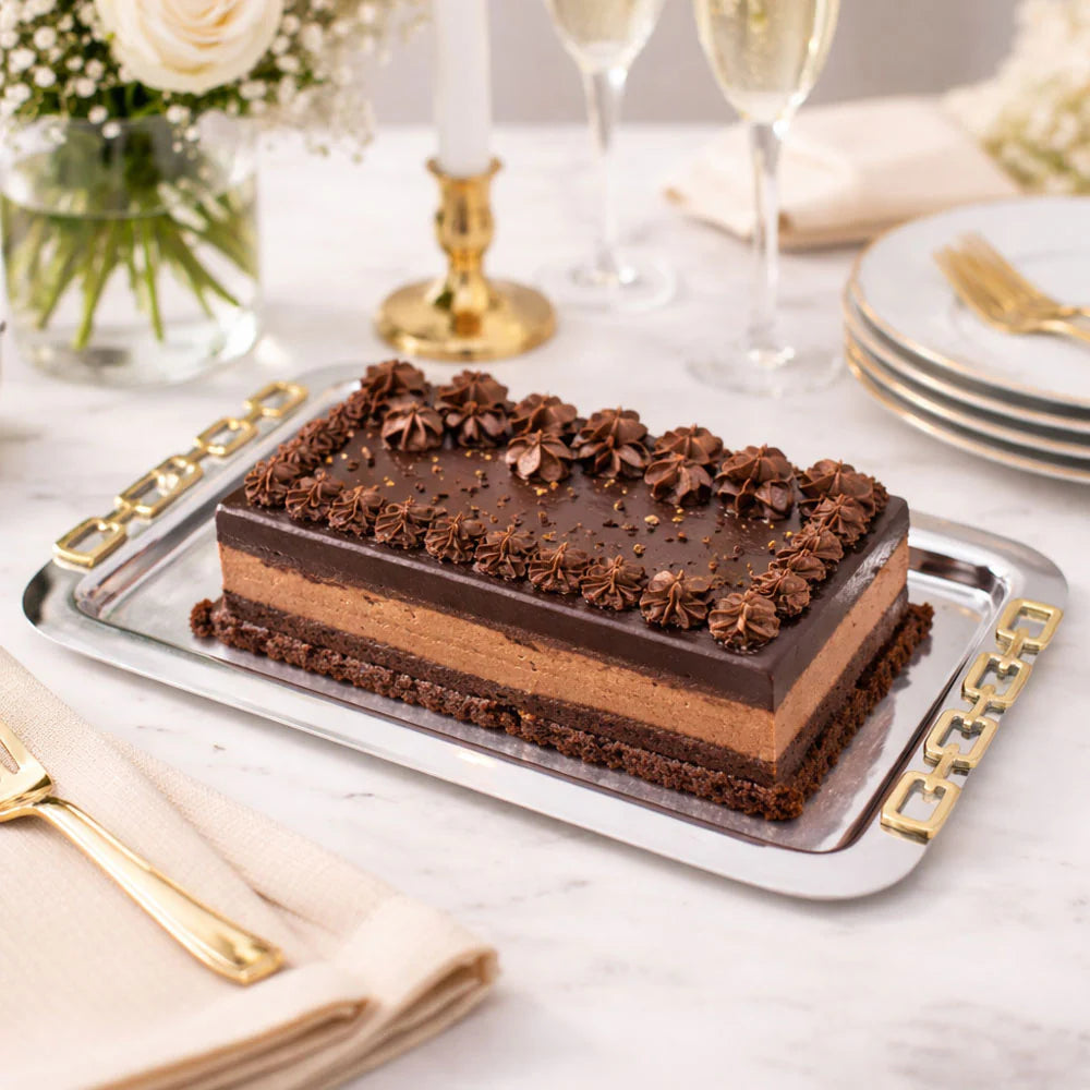 Luxe Linked Stainless Steel Tray