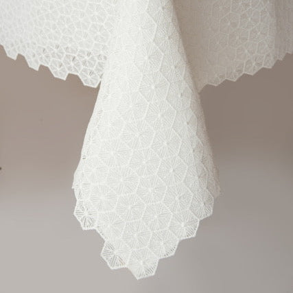 Adorn Your Table Halder Lace Lined Tablecloth