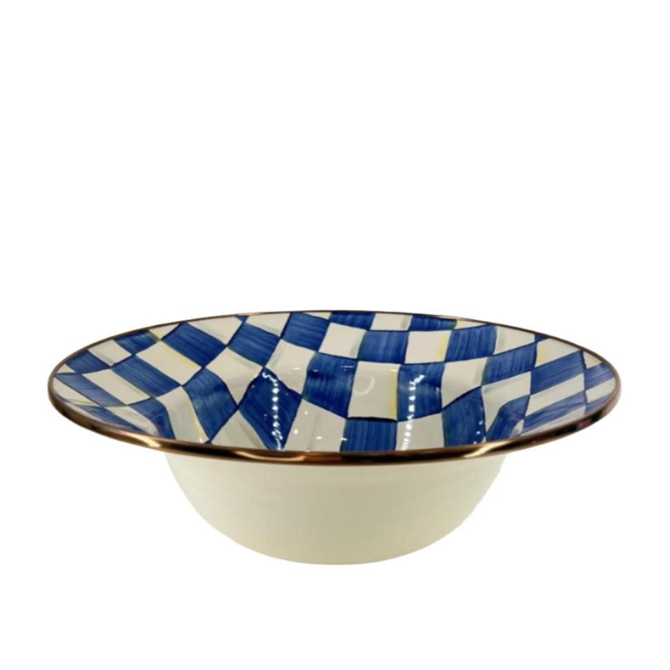 MacKenzie-Childs Check Serving Bowl