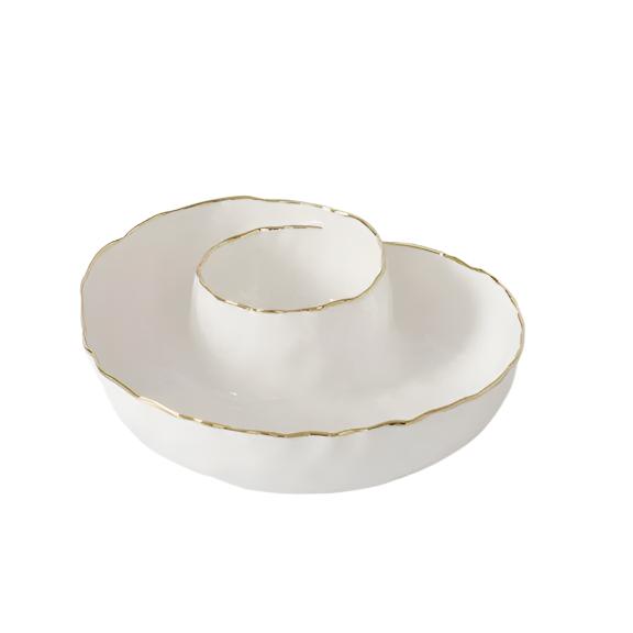 Portofino Round Chip & Dip