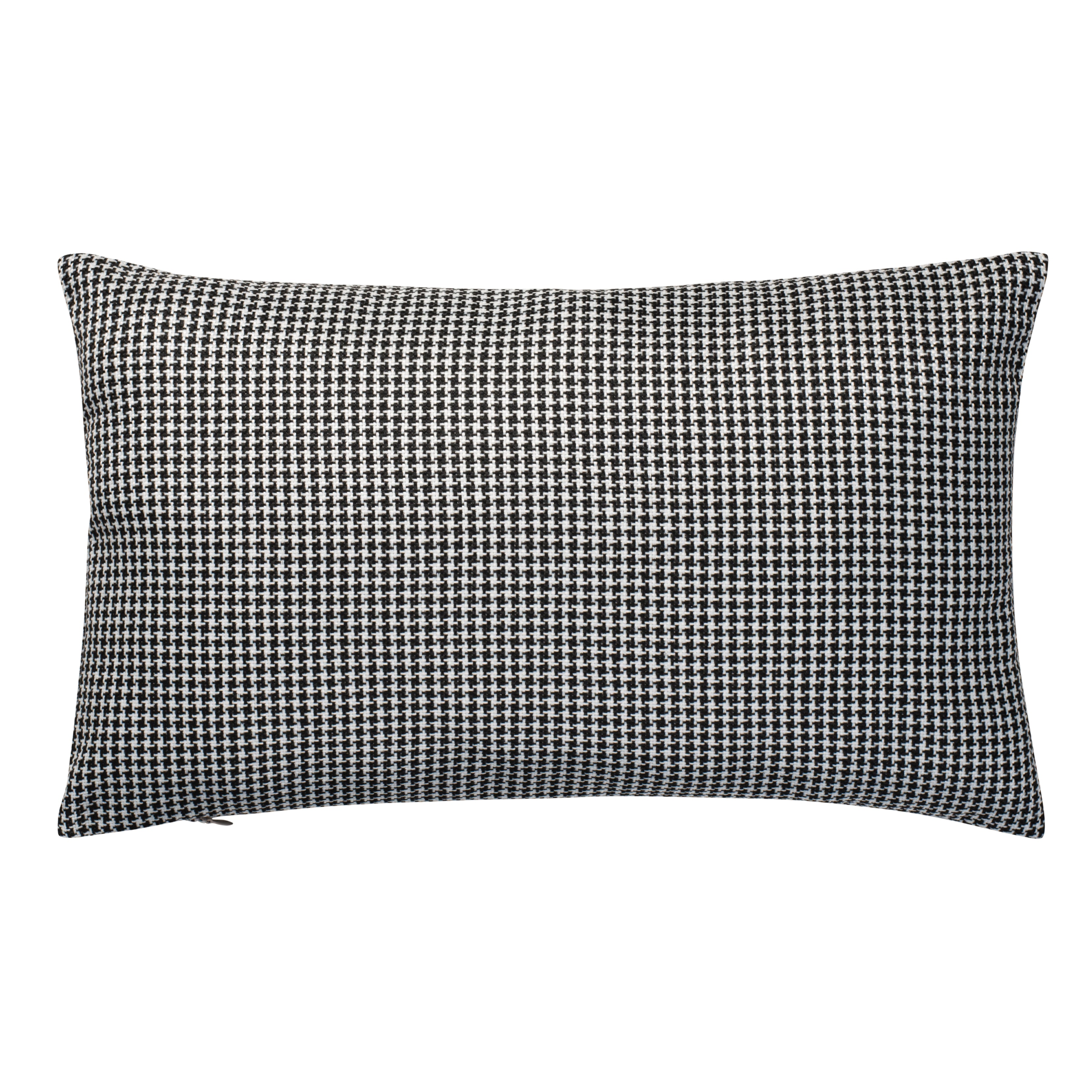 Aura Home Black & White Houndstooth Throw Pillow