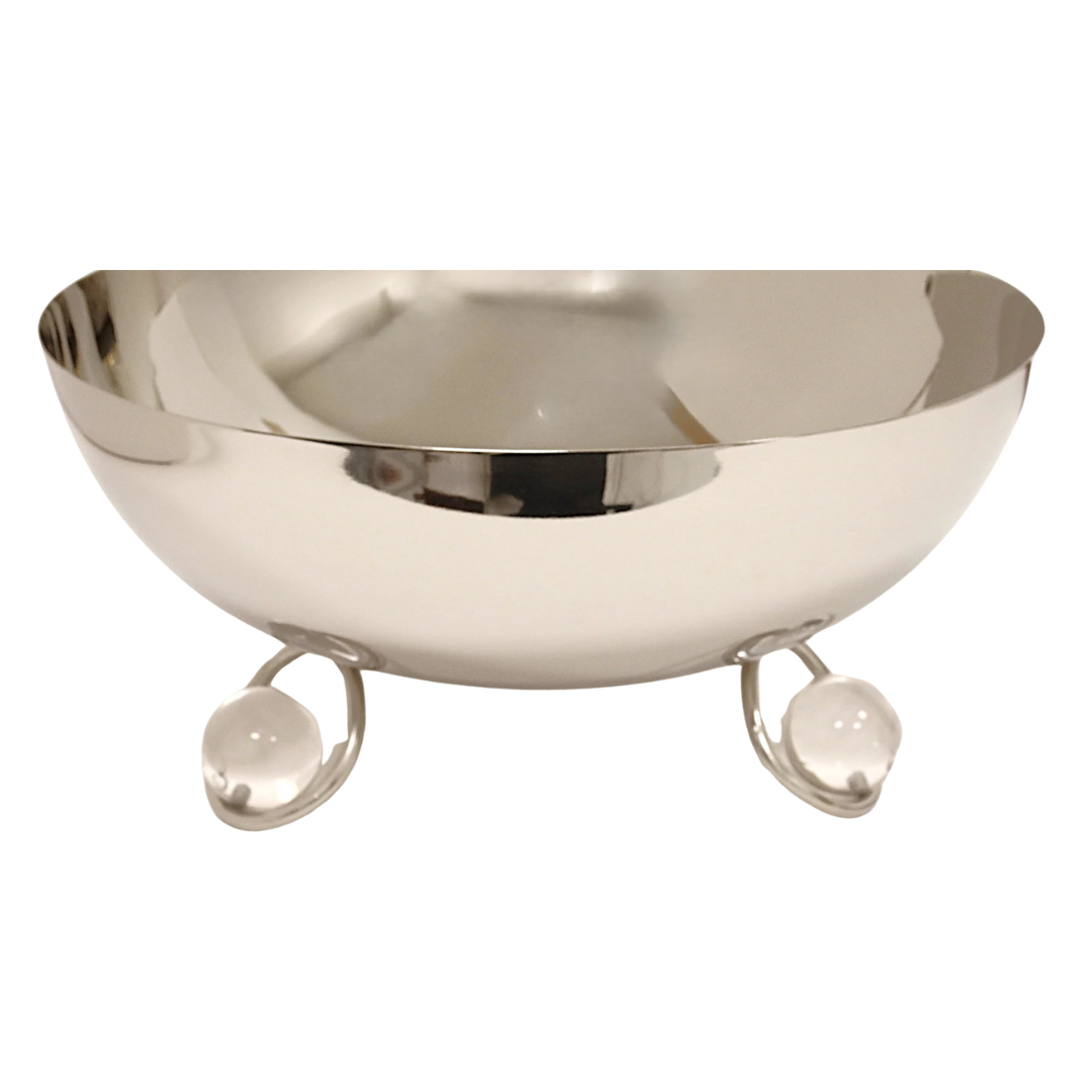 Big Salad Bowl with Resin Ball Legs