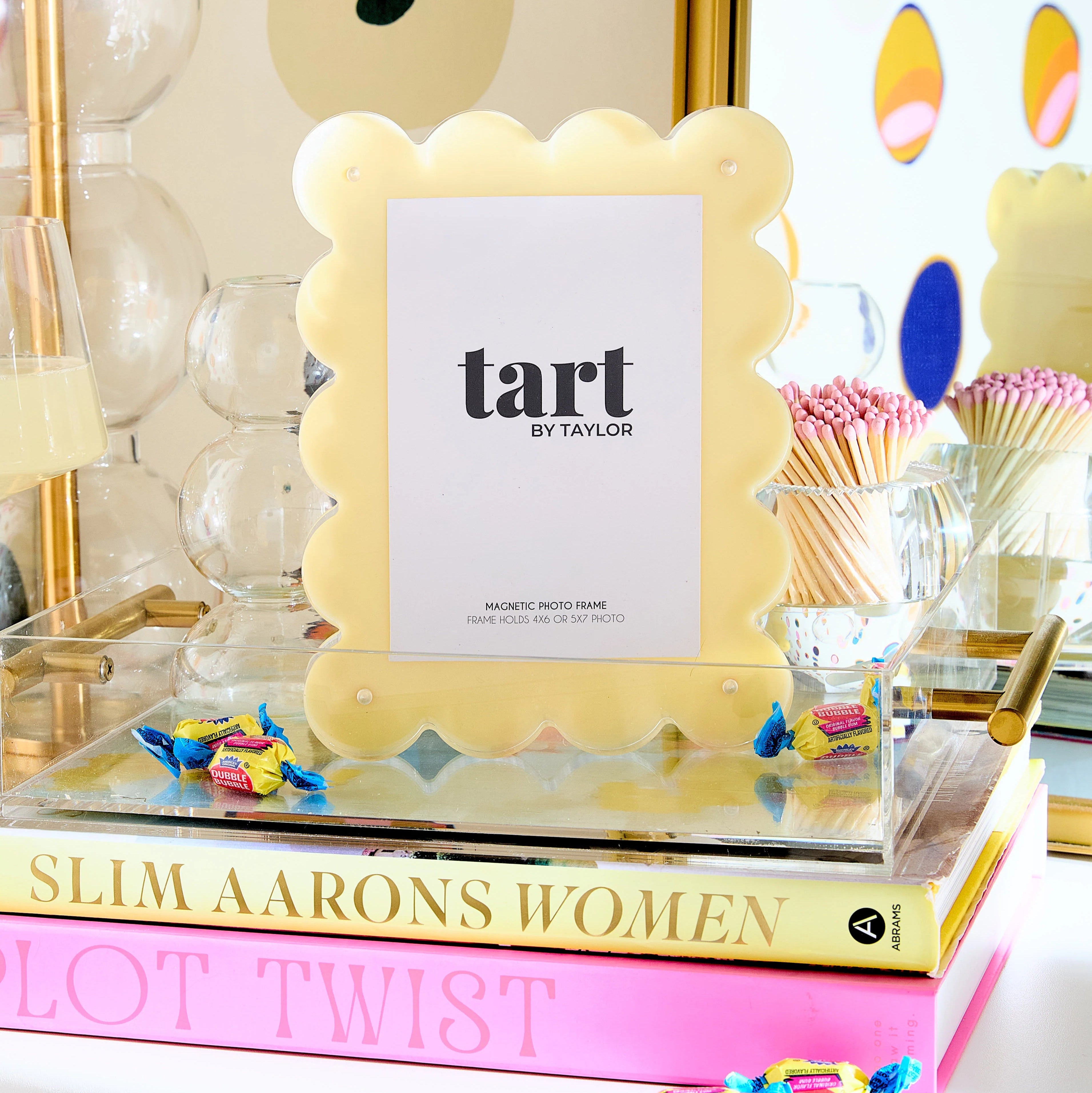 Tart Butter Yellow Acrylic Picture Frame