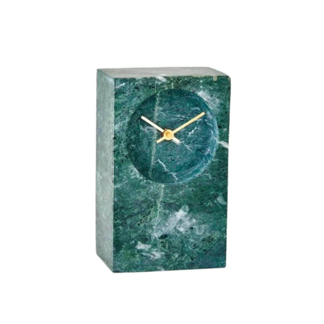 Global Views Marble Tower Clock
