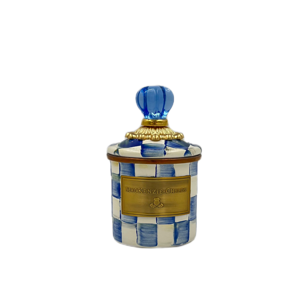 MacKenzie-Childs Royal Check Mini Canister