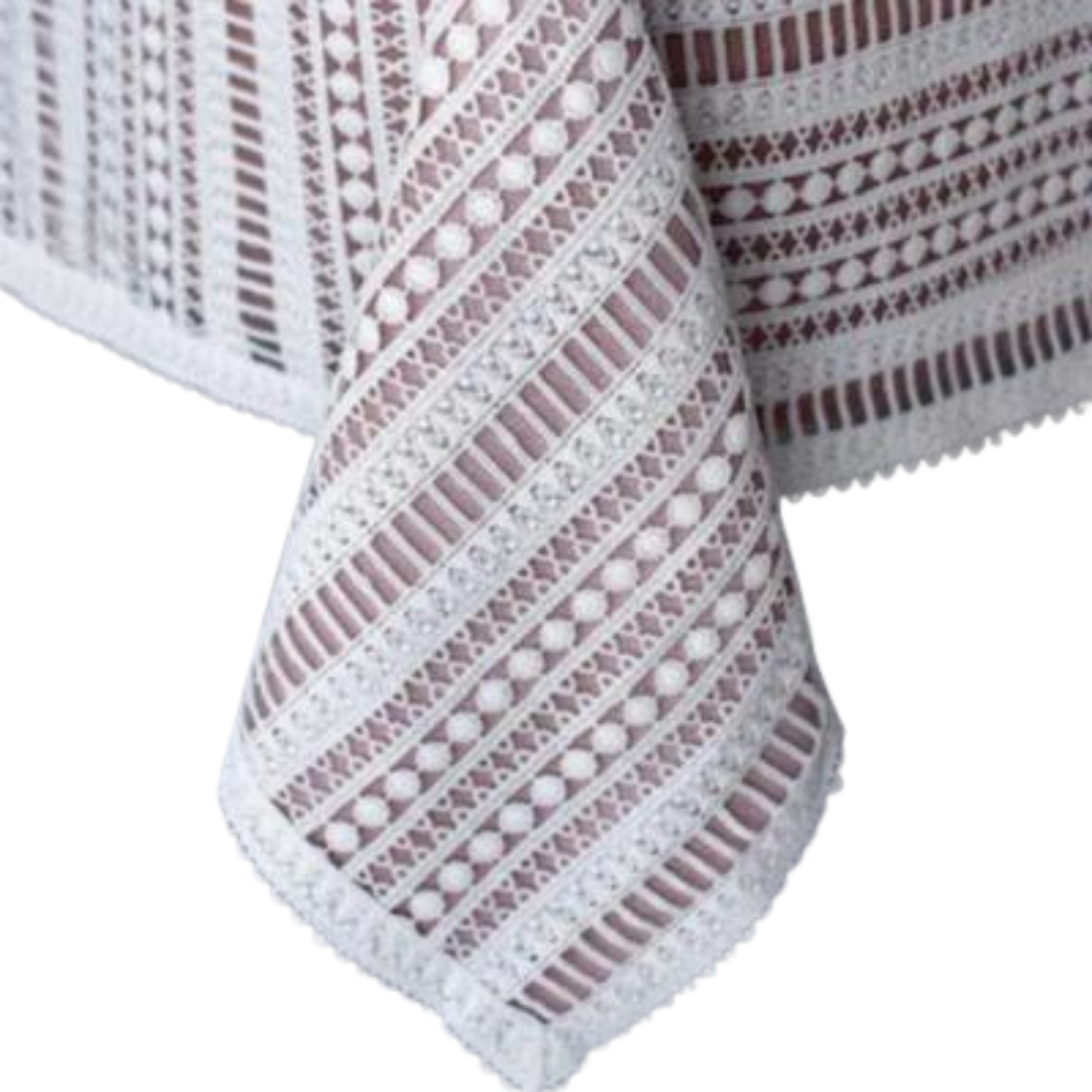 Adorn Your Table Chameleon Lace Unlined Tablecloth