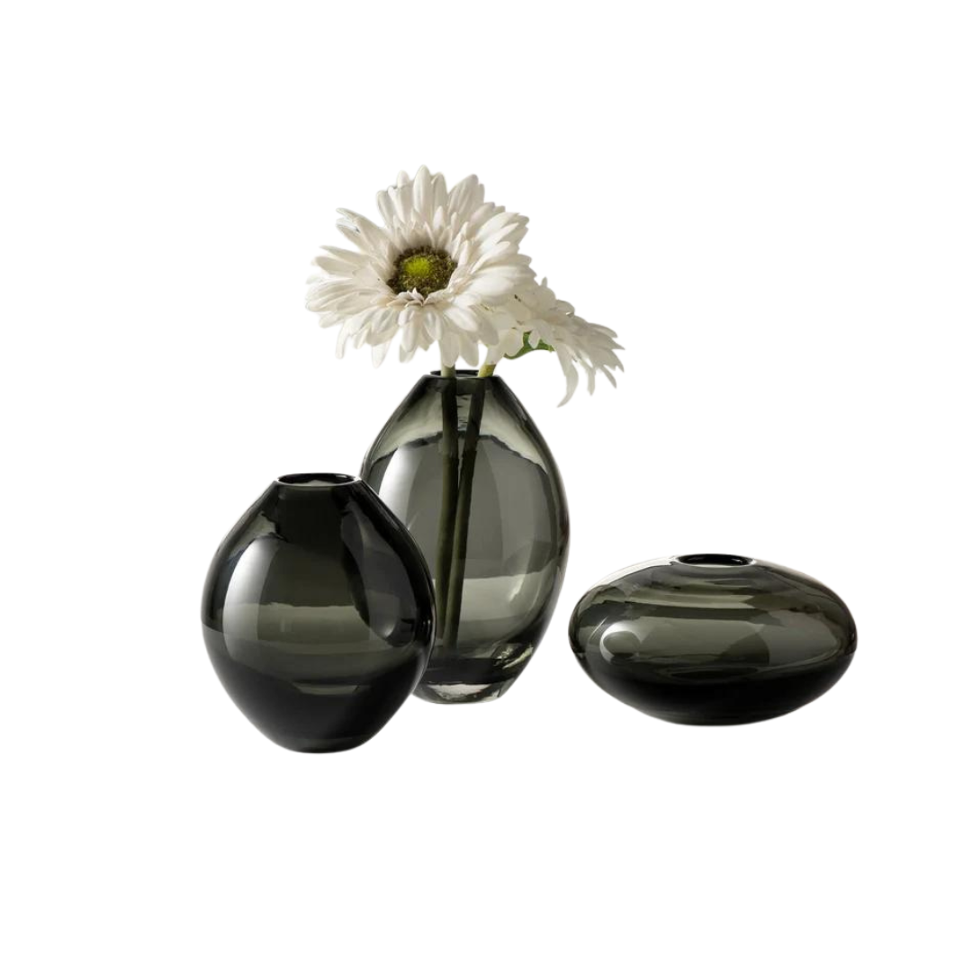 Torre & Tagus mini lustre bud vases, set of 3