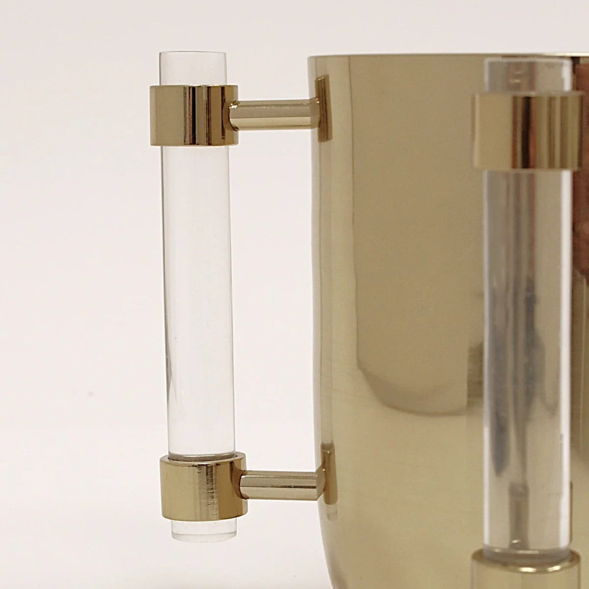 Gold Wash Cup with Clear Handles