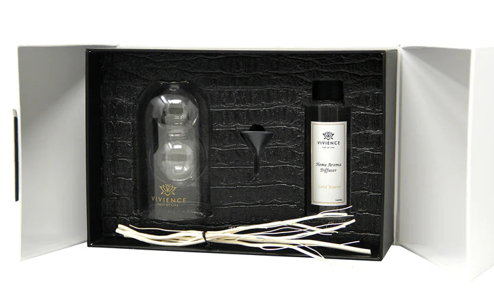 Lily Of The Valley Clear Reed Diffuser With Circular Inlay
