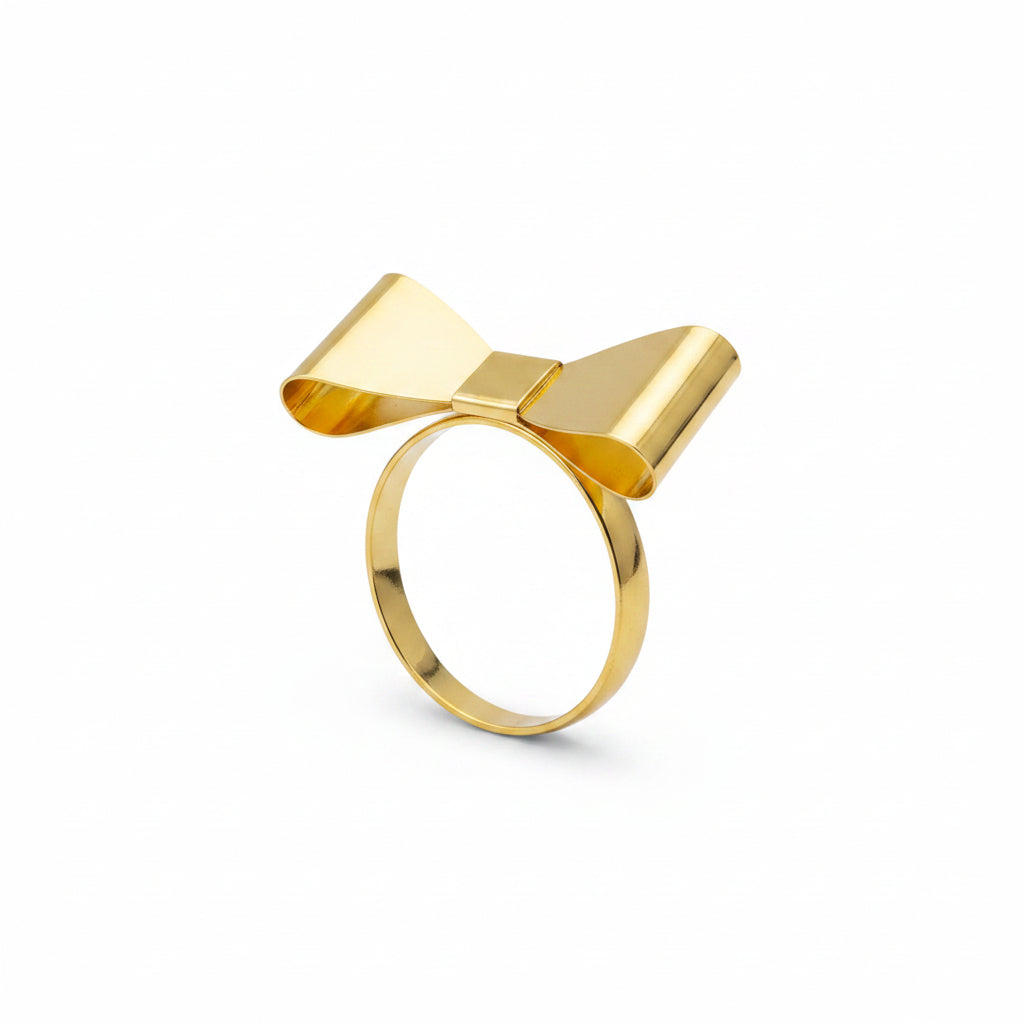 Adorn Gold Bow Napkin Ring