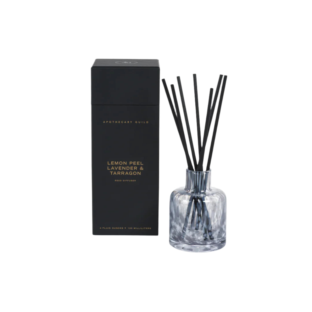 Zodax Apothecary Guild opal glass reed diffuser, gift boxed