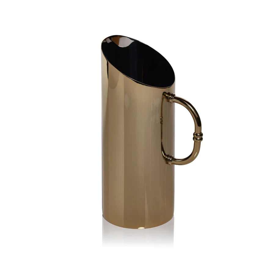 Zodax Alessia gold pitcher