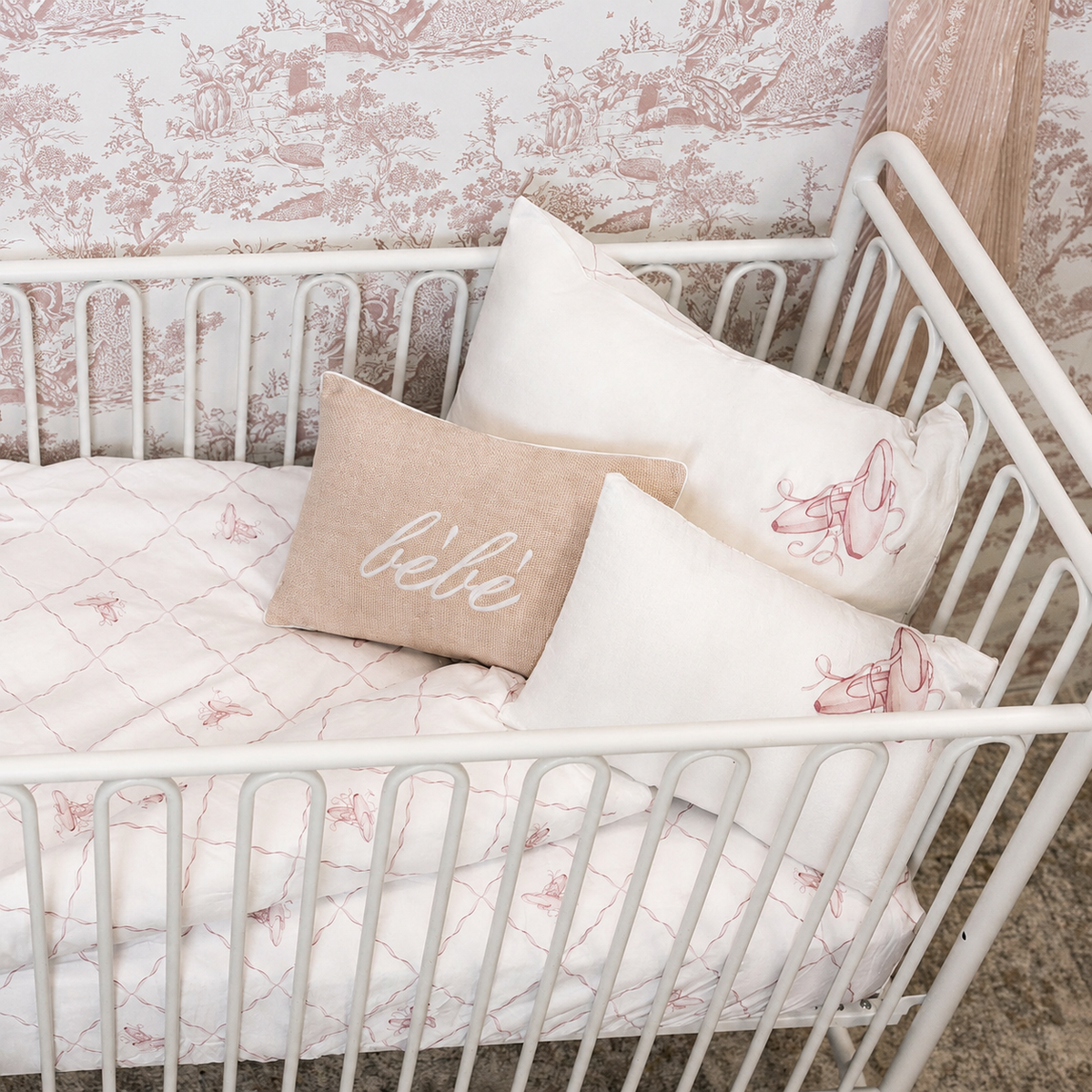 Rose Ballet Crib Set