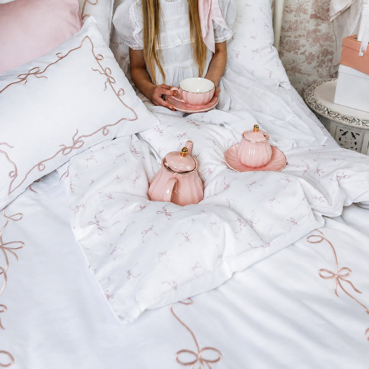 Petite Belle Lafayette fitted sheet set of two