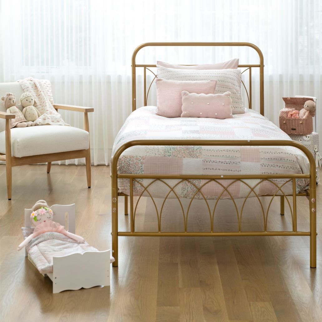 Petite Belle Mini White Doll Bed