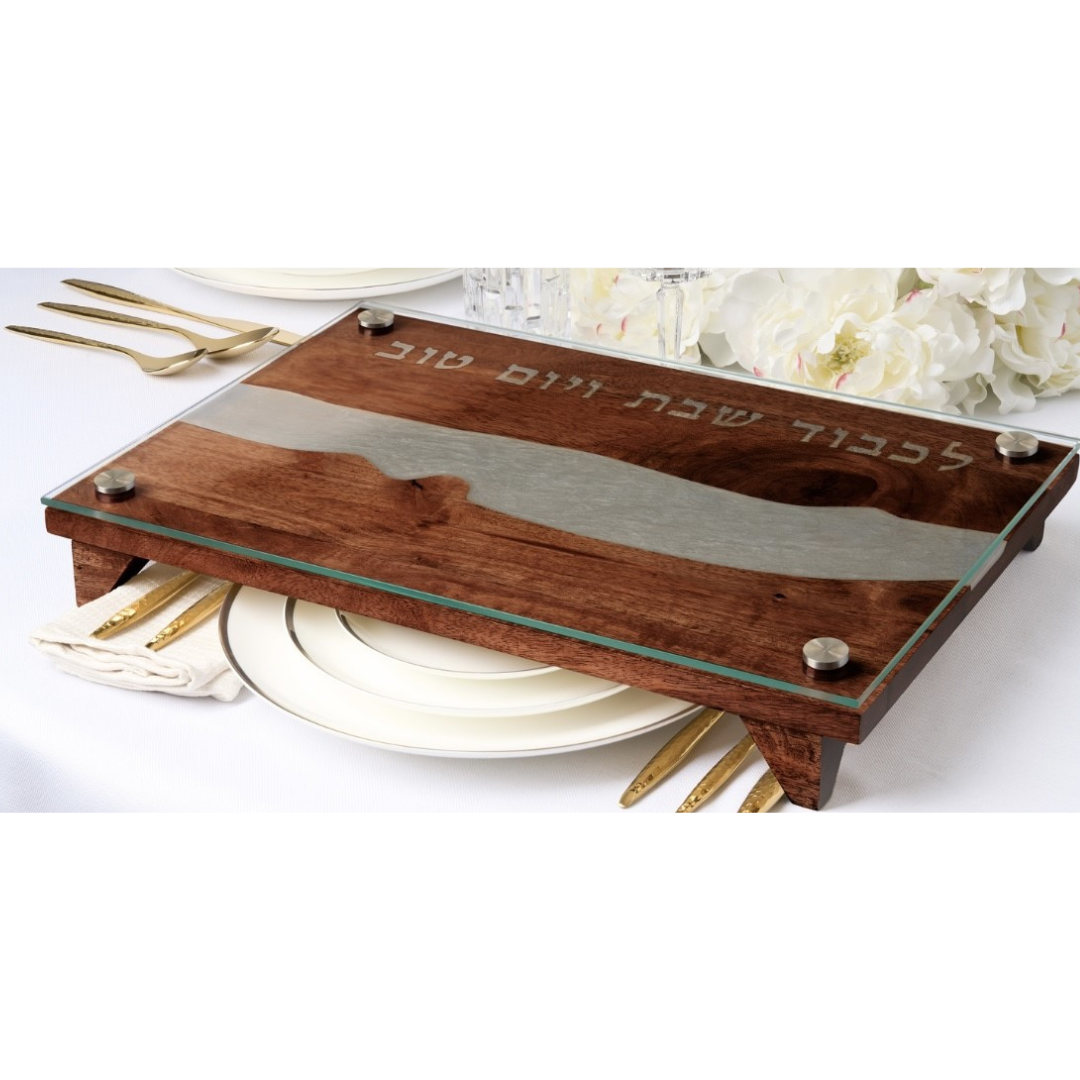 Wood Raised Challah Board