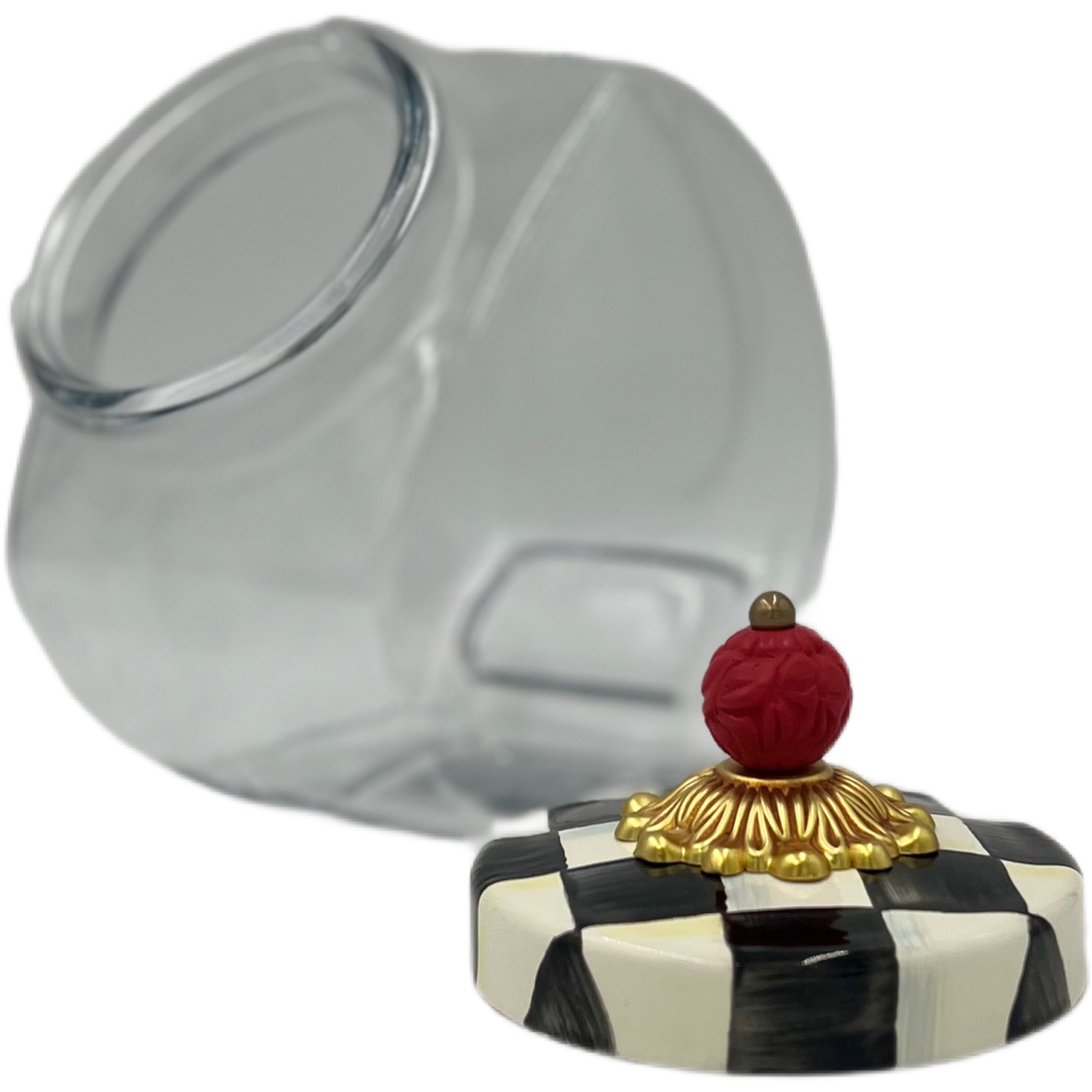 MacKenzie-Childs Check Sweets Jar